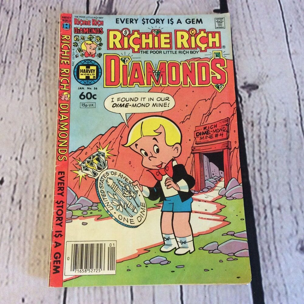 Richie Rich Diamonds #56 ~Harvey World Comics 1982